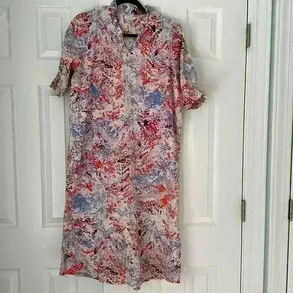 NYDELA SMOCK-SLEEVE DRESS - Picture 1 of 4